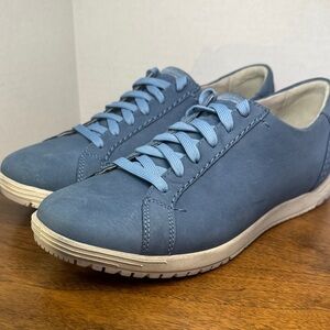 Dansko Leela Womens Waterproof Lace-up Light Blue Sneakers, sz 40 / 9-9/5